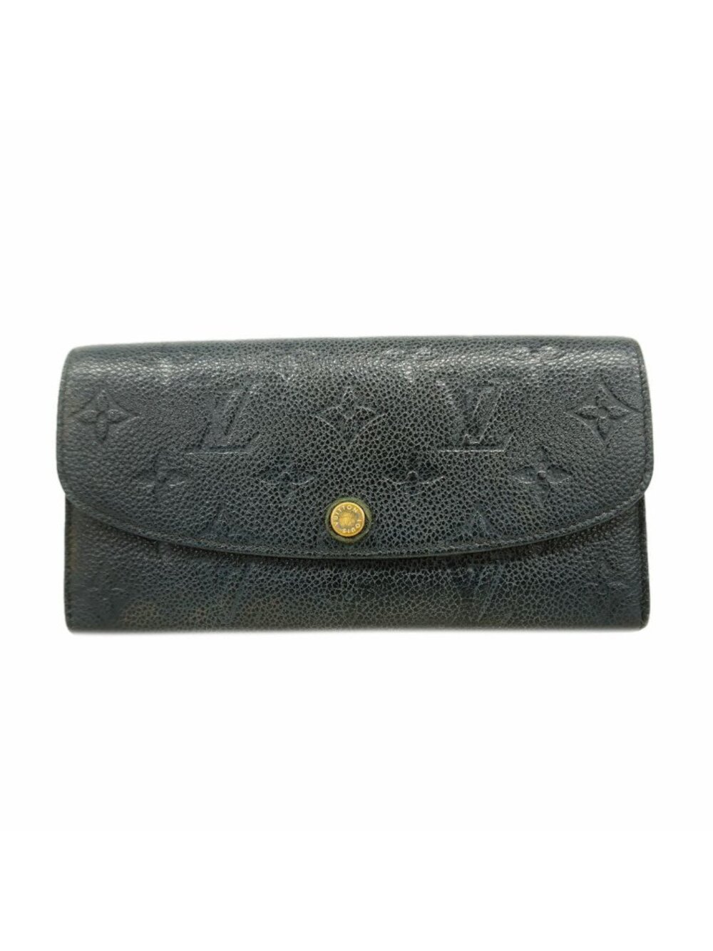 Louis Vuitton Wallet Monogram Empreinte Portefeuille Emily Noir